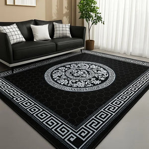 Greek Style Super Soft Rug (160x230cm) Luxury Quality Non-Slippery Rug for Modern Homes