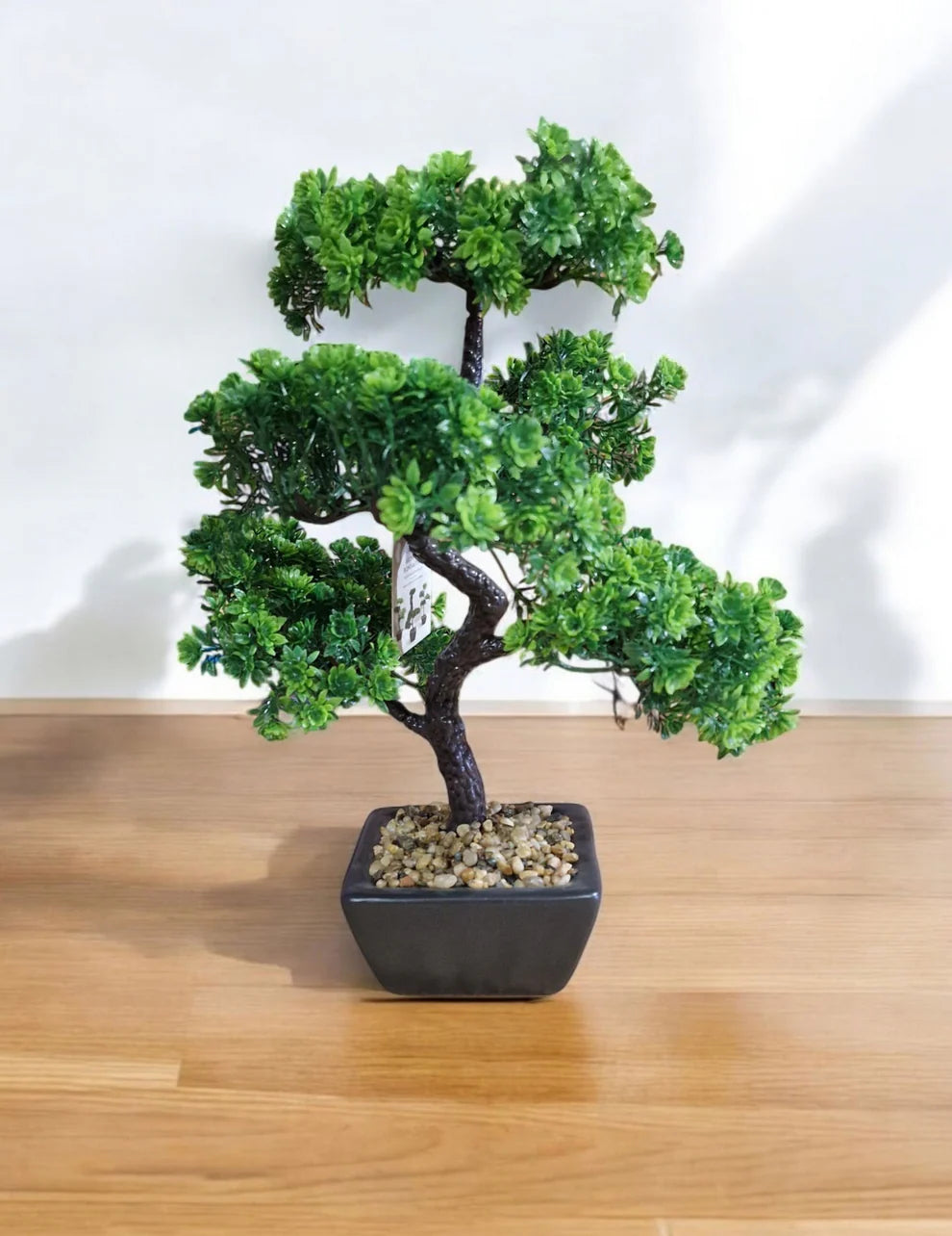 SIL Artificial Bonsai in Pot – 37 cm Decorative Green Bonsai Tree