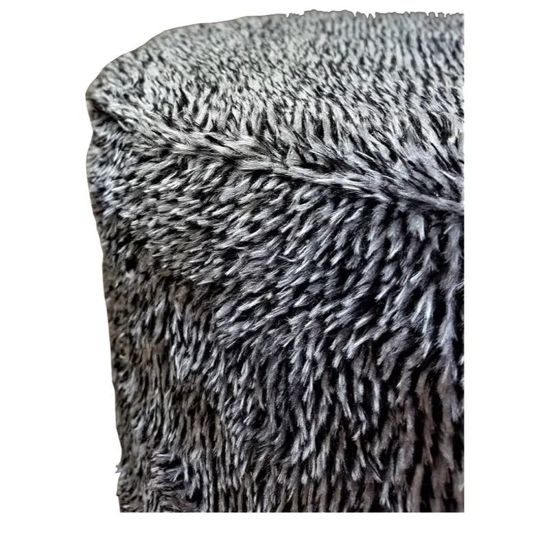 About Home Stool with Polished Legs and Soft Padded Foam Seat for Living Room
