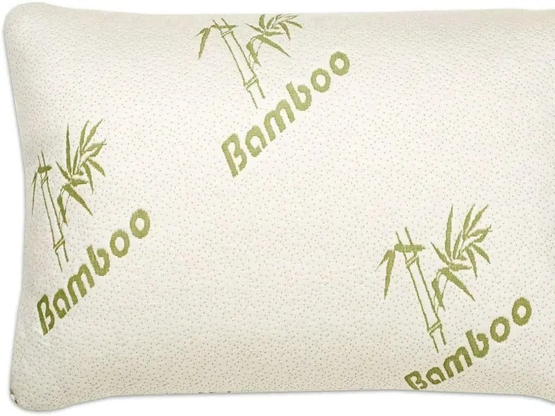 Bamboo Memory Foam Pillow - Anti Bacterial Firm Medium Support topper comfort duvet
