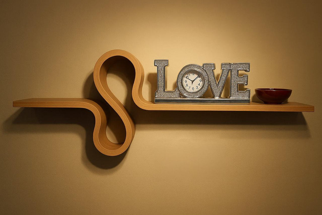 Bling Silver Crushed Diamond LOVE Ornament Clock Design for Home Decor & Gifts