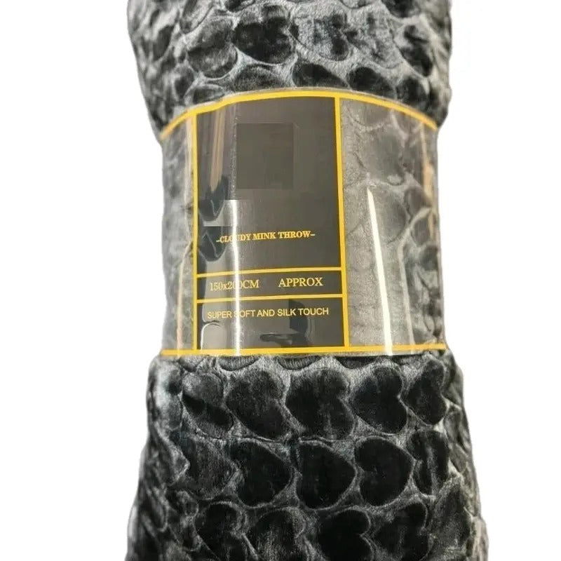 Soft and Cosy Mink Fleece 150/200 CM  Blanket for a Comfortable Sleep Sold by TECHMANN
