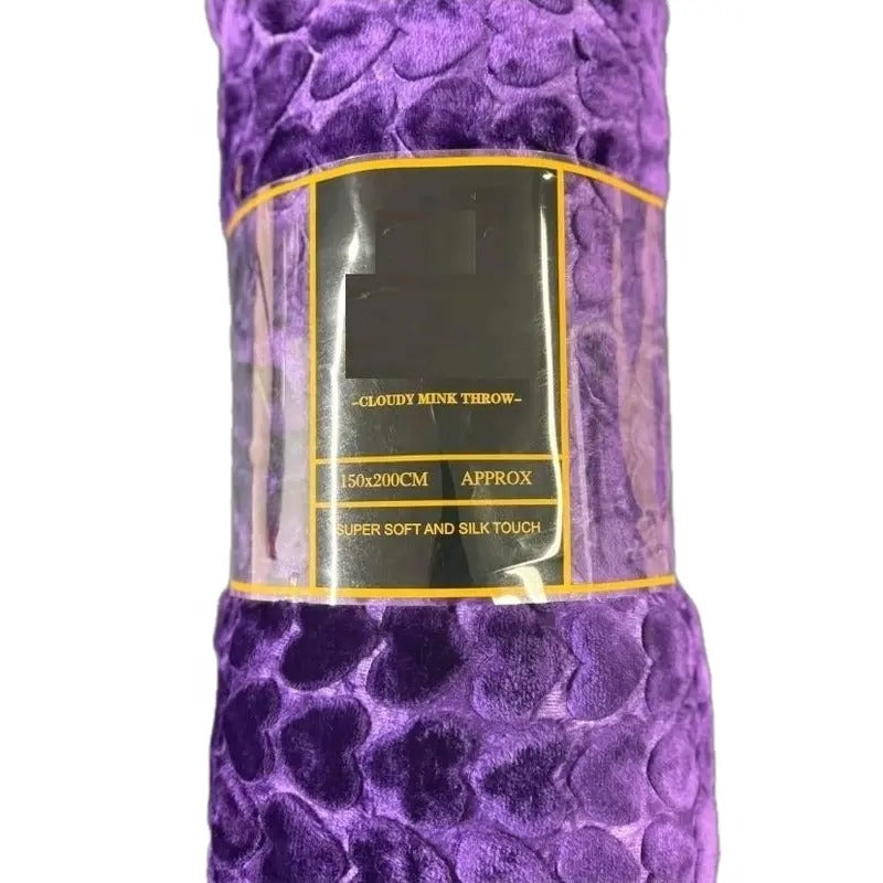 Soft and Cosy Mink Fleece 150/200 CM  Blanket for a Comfortable Sleep Sold by TECHMANN