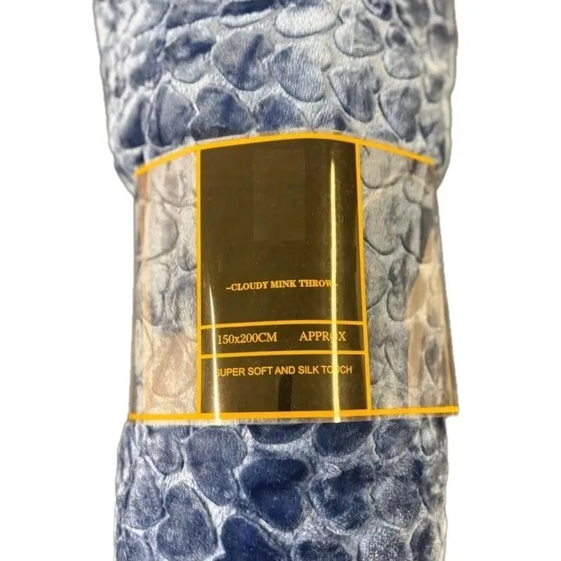 Soft and Cosy Mink Fleece 150/200 CM  Blanket for a Comfortable Sleep Sold by TECHMANN