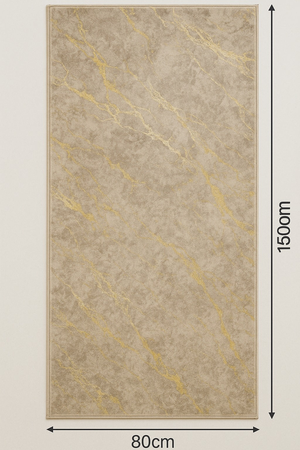 Marbled Effect Area Hallway runner