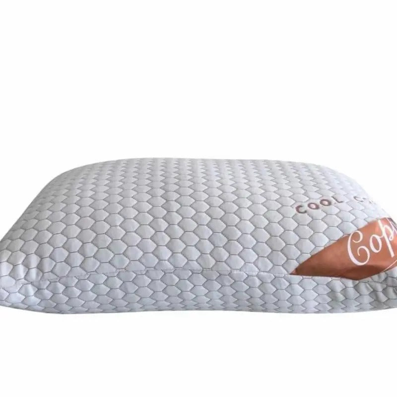 Bamboo Memory Foam Pillow for Neck and Shoulder Support - Hypoallergenic and Moisture-wicking Sold by Discount Deck Itd
