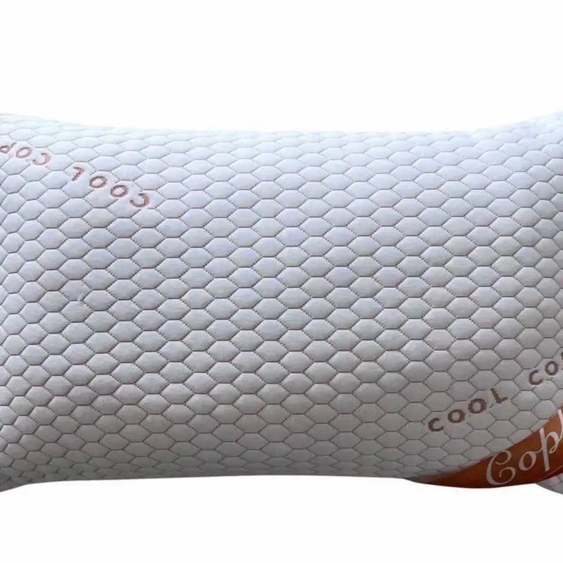 Bamboo Memory Foam Pillow for Neck and Shoulder Support - Hypoallergenic and Moisture-wicking Sold by Discount Deck Itd