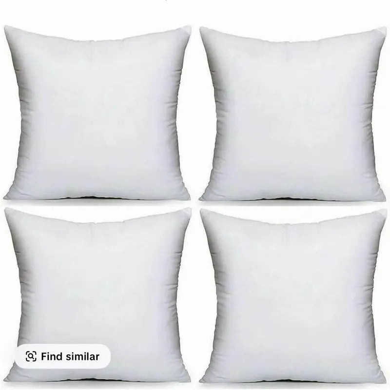 Pack of 4 Extra Deep Filed 18x18 Inches Cushion Pads Inserts Fillers Scatters